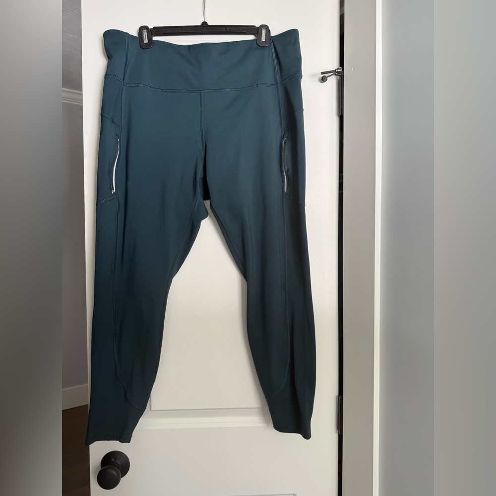 Athleta Rainier Highrise leggings - Cypress Green